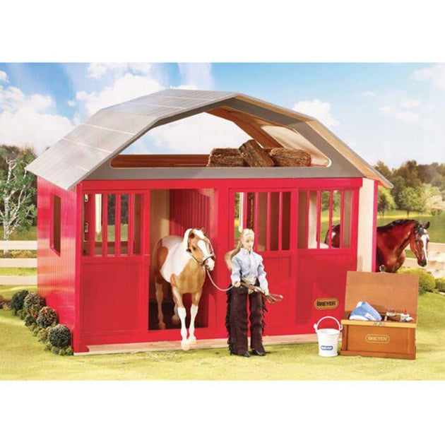 Breyer - Two Stall Wood Barn | Little Bit Western