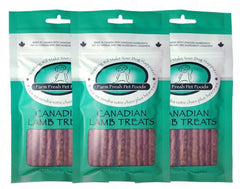 Farm Fresh Pet Foods - Canadian Dog Treats - Bacon - Beef - Lamb - 100G