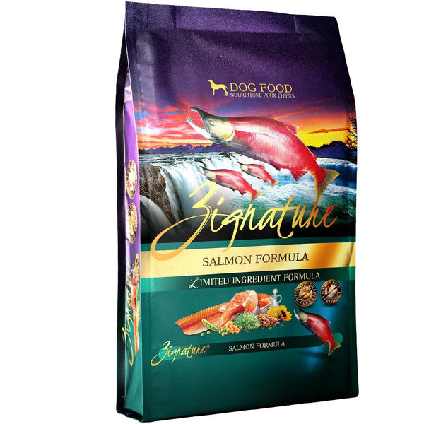 Zignature salmon best sale dog food