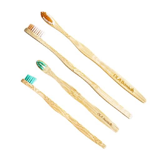 Ola Bamboo - Pet Toothbrush - For Cat, Dog or Large Dog